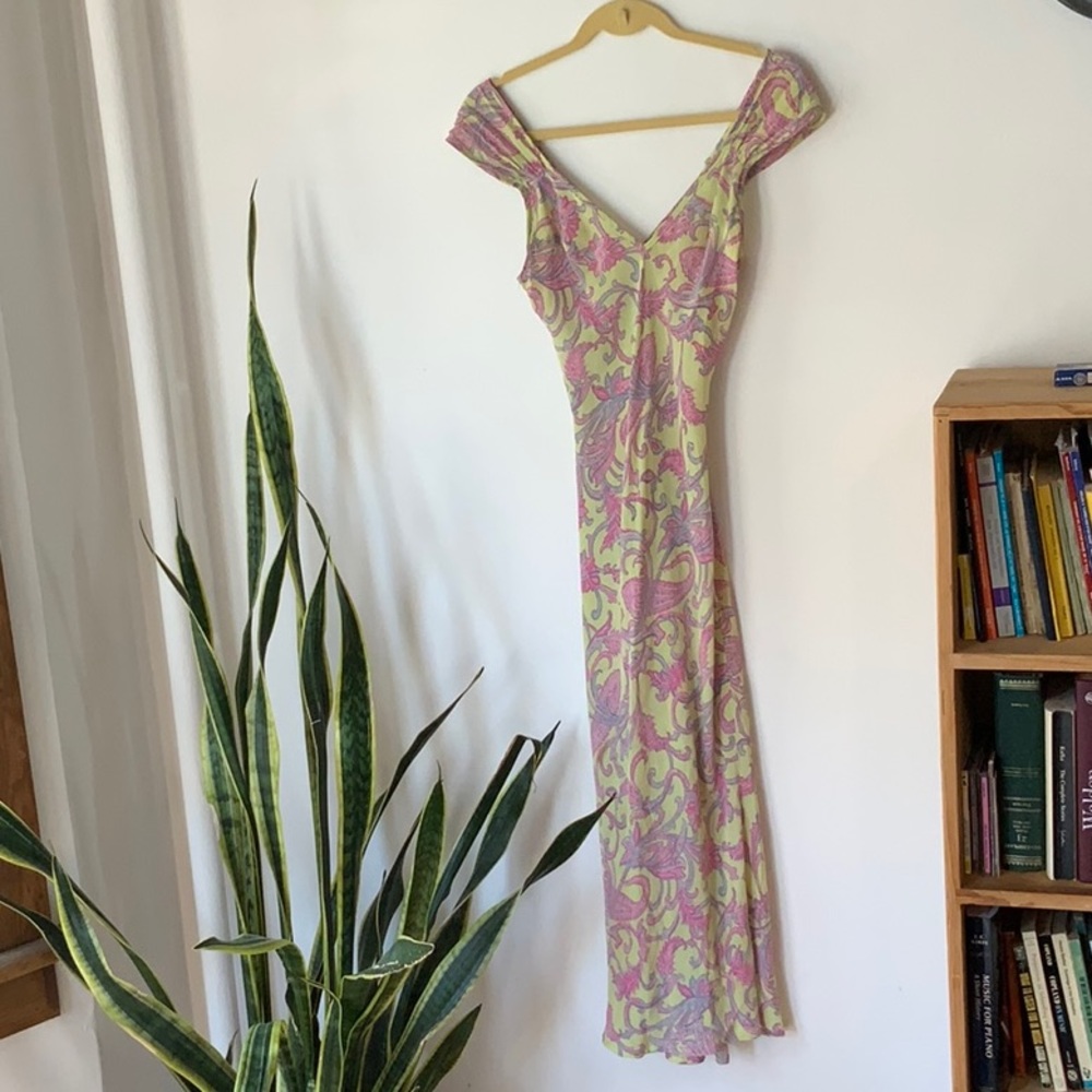 Tova Celine silk maxi dress in paisley